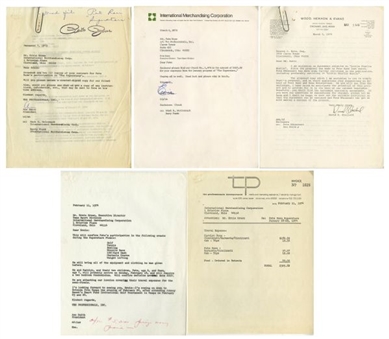 Lot of Various Pete Rose Documents (Multiple Signed Contracts)